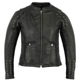 Women leather fashion jackets