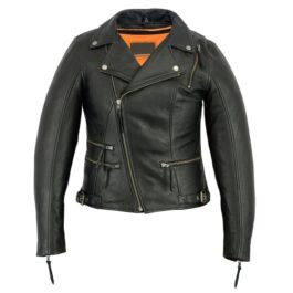 Women leather fashion jackets