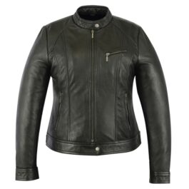 Women leather fashion jackets