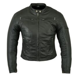 Women leather fashion jackets